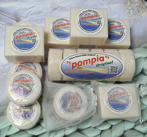 ✈️[韓国へ!直球】ポンピア石鹸160g x1(天然紫、低刺激ニキビ、清潔石鹸)✈️