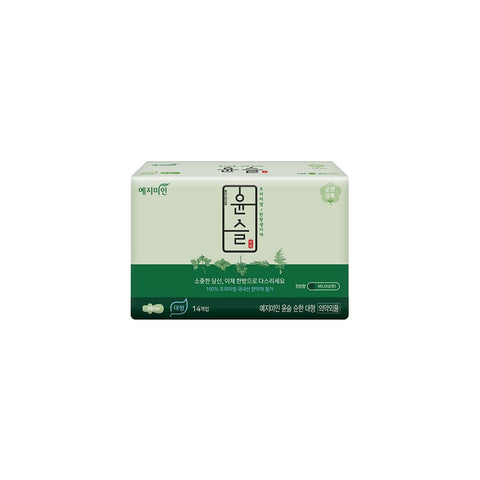 [Made in Korea Yejimin] Sanitary Pads Cotton Mild Herb (Large) 14P 28CM