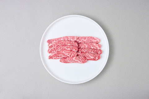 [AUS/Frozen] Wagyu MB 6, 7+ for grilling shrimp meat (±6mm/200g)