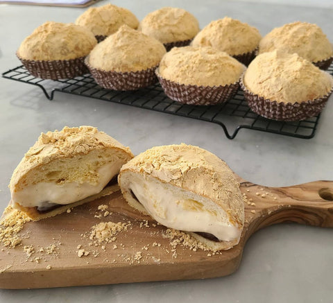 [Bakeaholic] Injeolmi Cream Bread