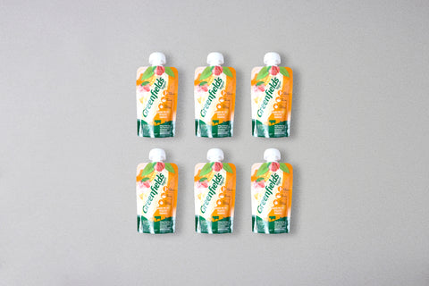 [Greenfields] Yogurt Pouch Peach Manggo (110g x 6pcs)
