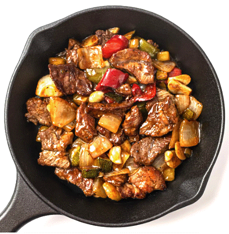 [대장금] 블랙앵거스 꽃등심 찹스테이 400g