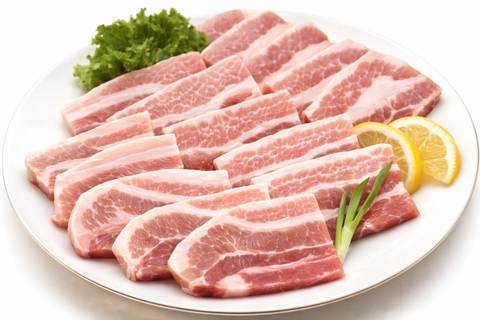 [Denmark/냉동] 구이용 삼겹살 (8mm/500g/뼈있을수있음)