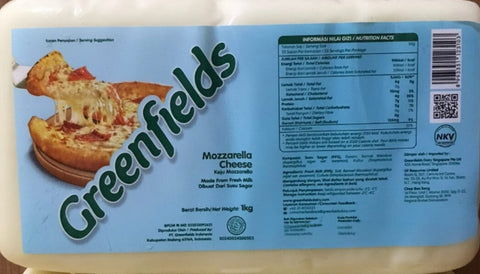 [Greenfields] Mozarella Cheese 1kg 